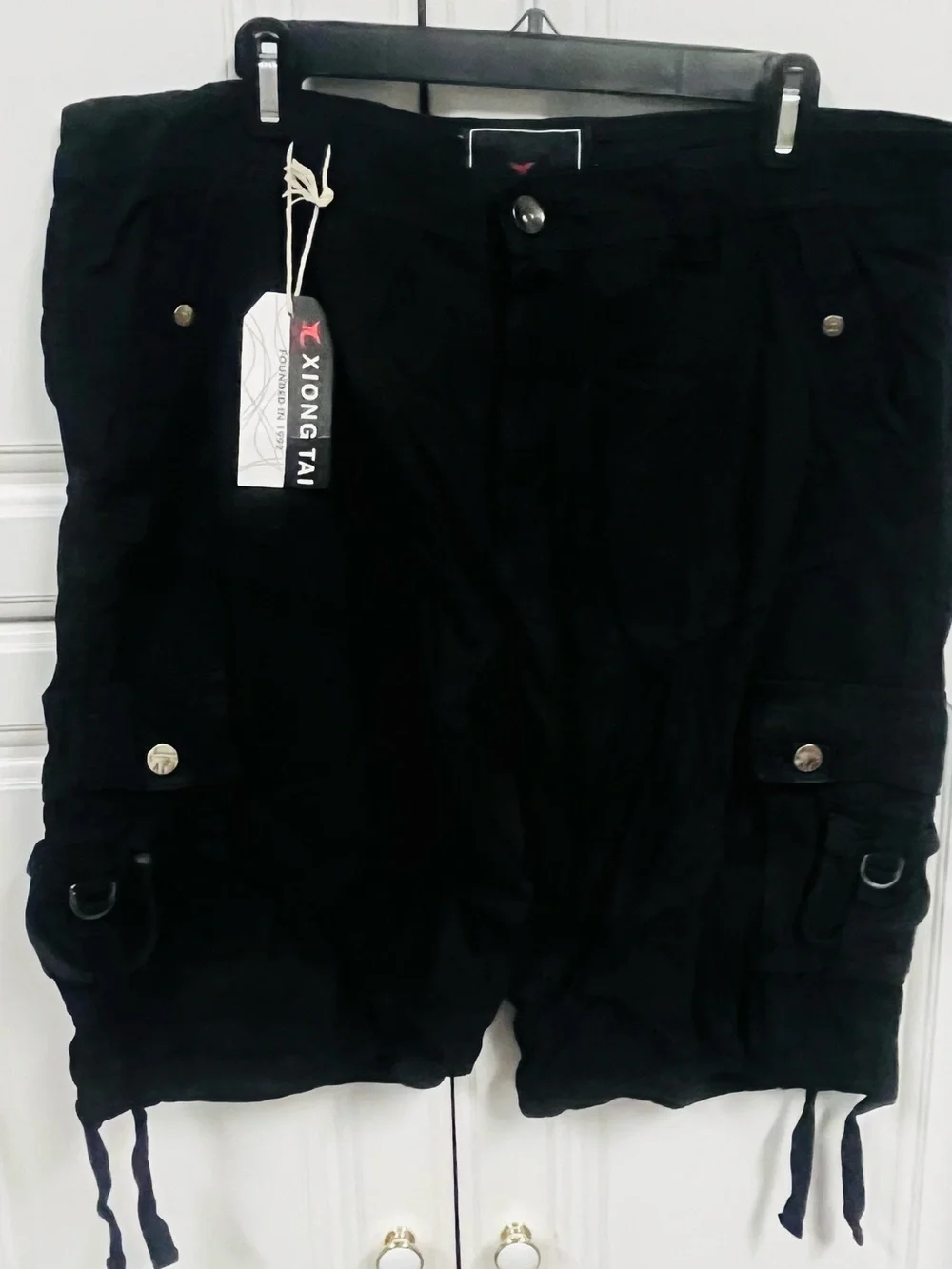 Men’s Black Cargo Shorts